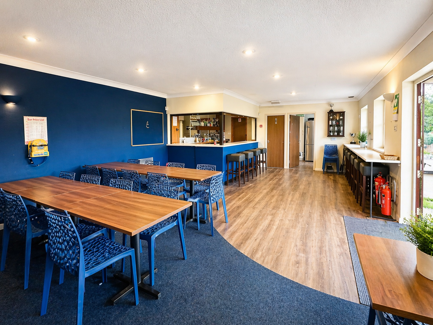 Westcott CC clubhouse interior